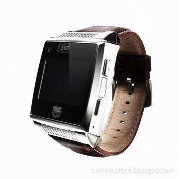 1.5-inch dual SIM watch phone with GPS tracking and heart pulse monitor functions